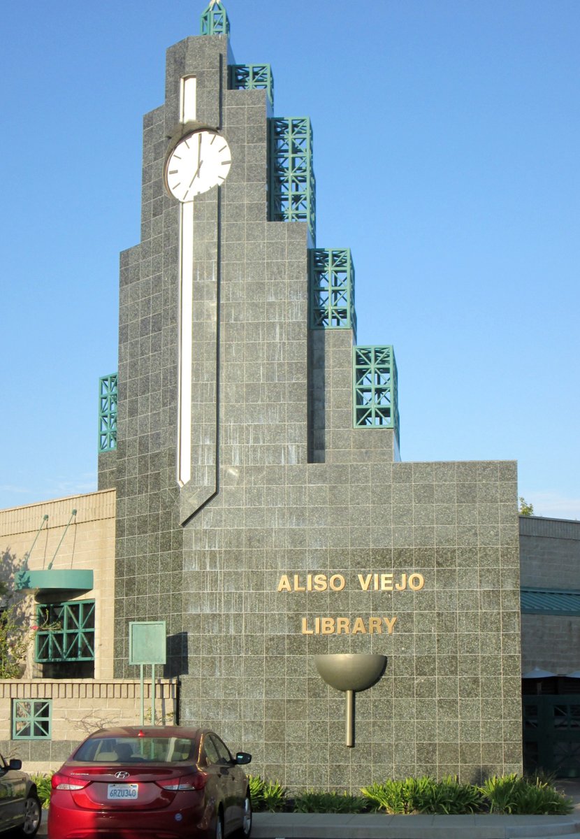 Aliso Viejo, CA - File:Aliso Viejo Library clock tower.jpg - Wikimedia Commons